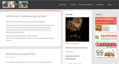 Desktop Screenshot of niederwangen.ch