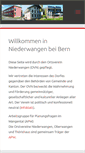 Mobile Screenshot of niederwangen.ch